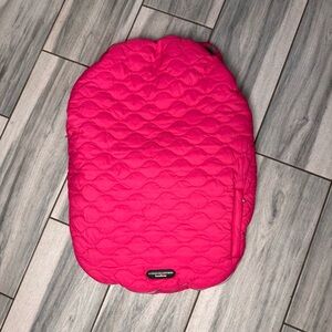 JJ Cole Bundle Me Car Seat/ Stroller Cover for Infants Hot Pink Universal Fit